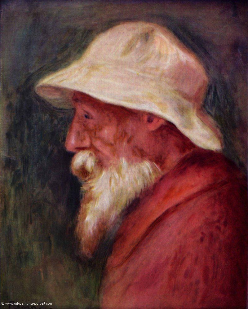 Selbstportraet mit weissem Hut