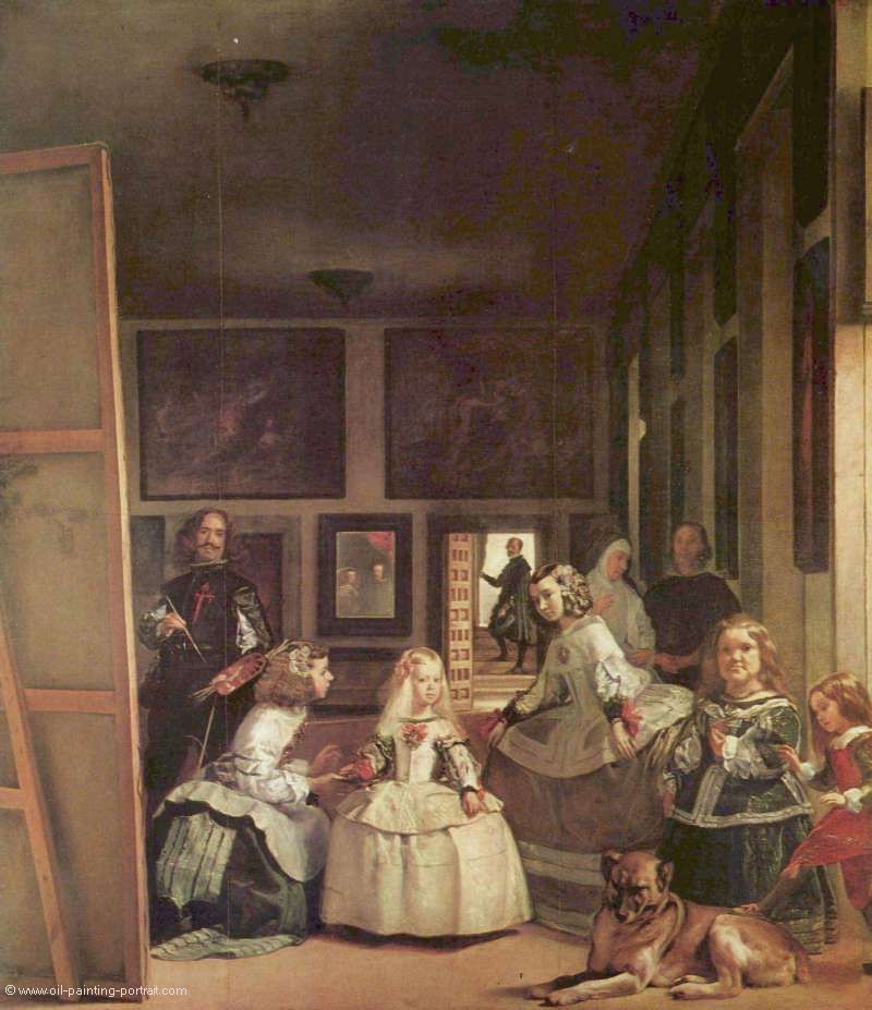 Selbstportrait mit der Koeniglichen Familie (Las Meninas)