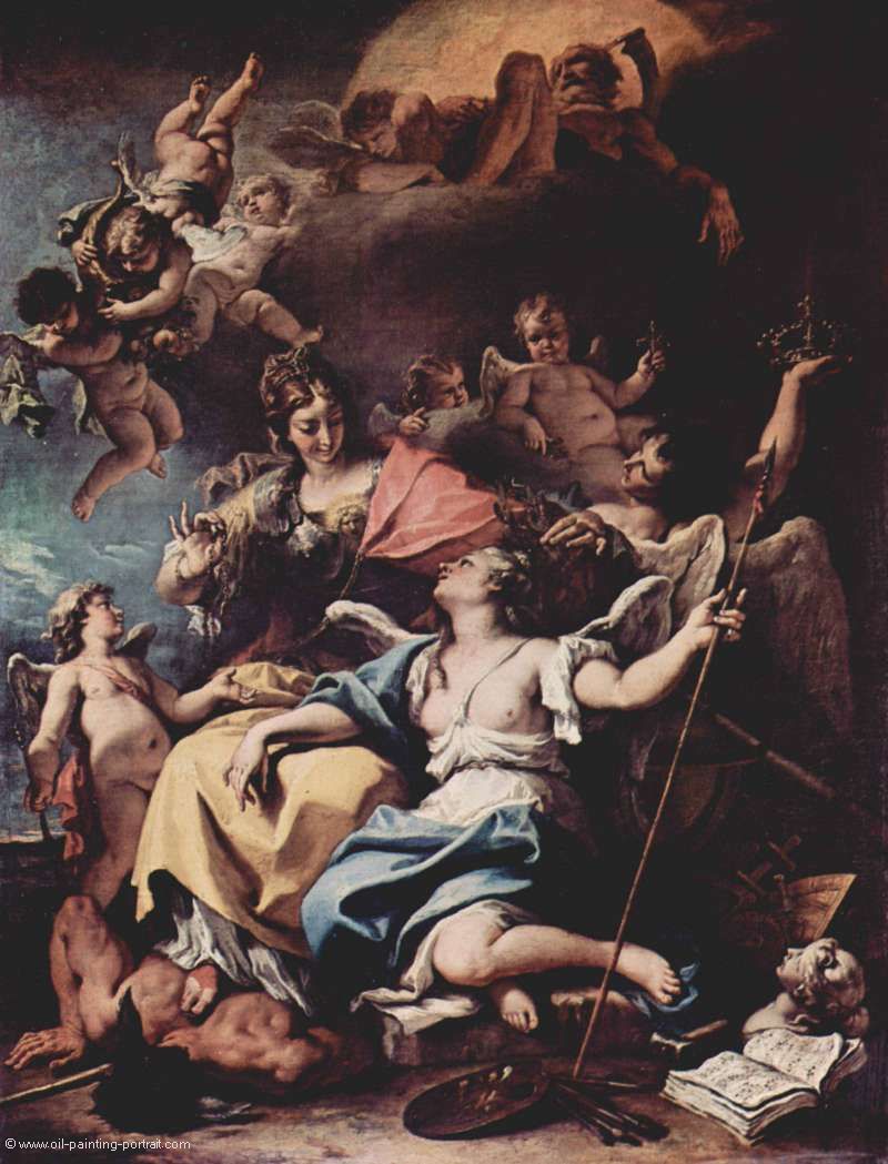Sieg der Weisheit ueber die Unwissenheit (Triumph der Wissenschaften)
