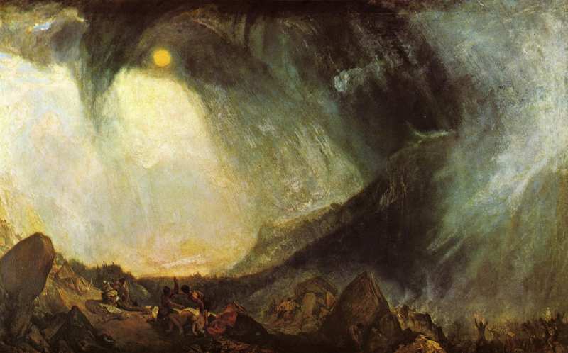 Snow Storm (Hannibal and His Army Crossing the Alps)