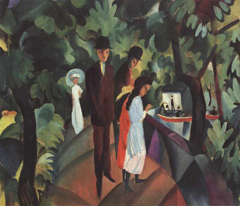 Spaziergang auf der Bruecke