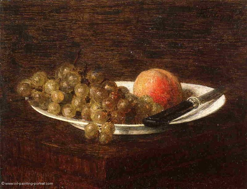 Still Life (Peaches and Grapes)