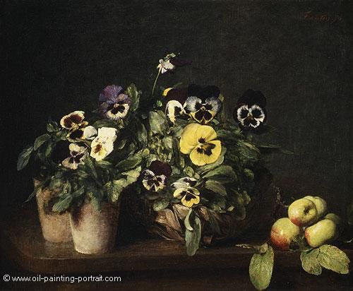 Still Life with Pansies
