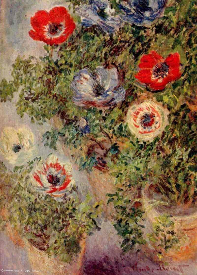 Stillleben mit Anemonen