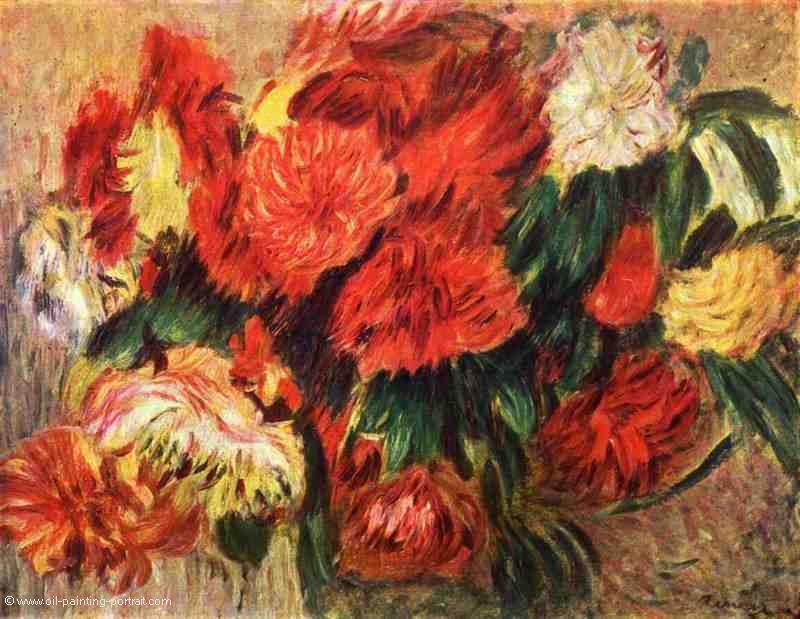 Stillleben mit Chrysanthemen