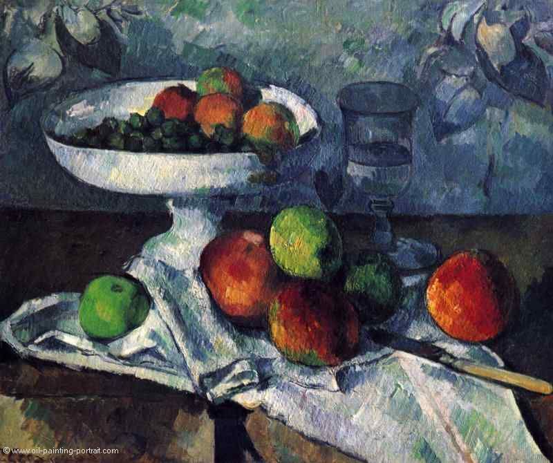 Stillleben mit Obstschale