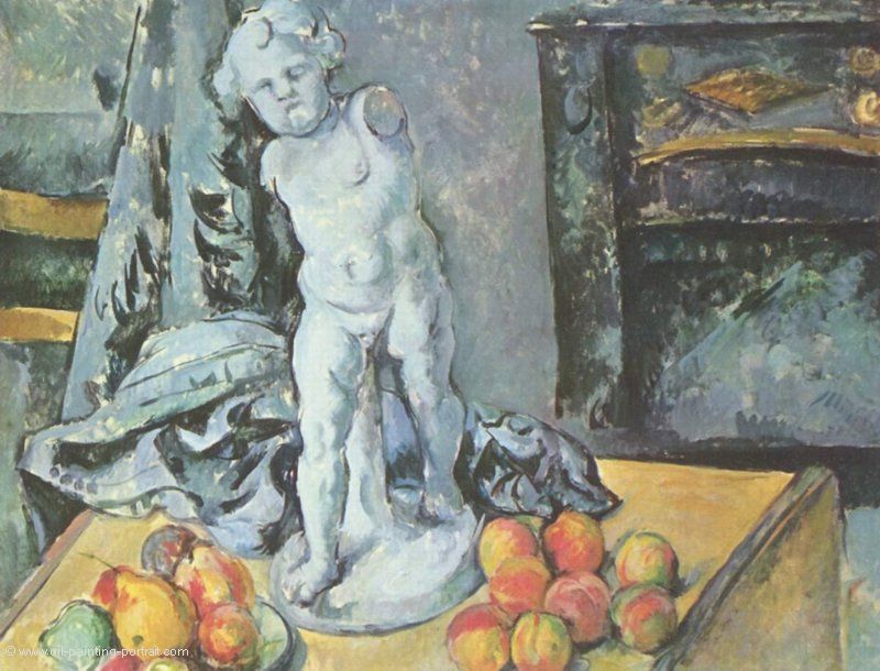 Stillleben mit Statuette