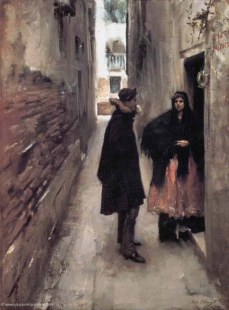 Strasse in Venedig