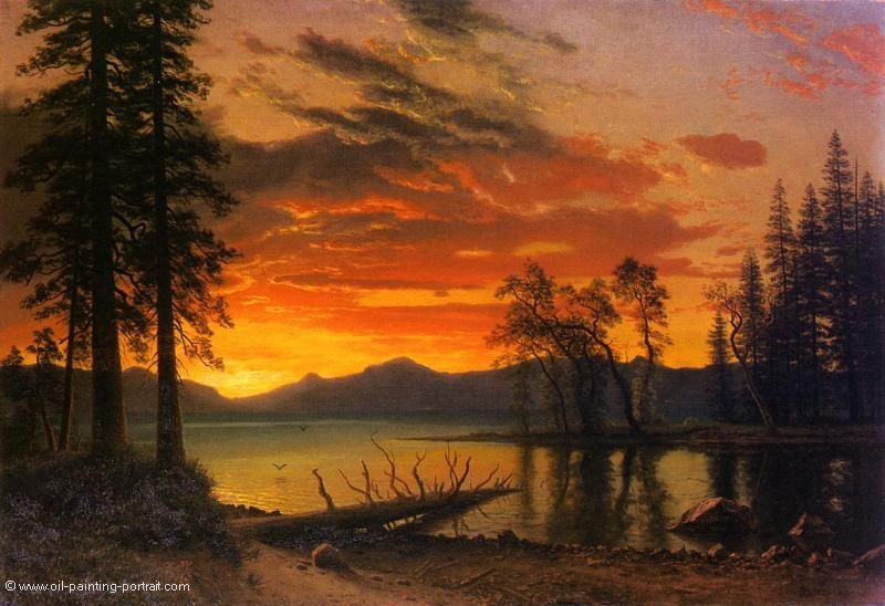 Sunset over the River