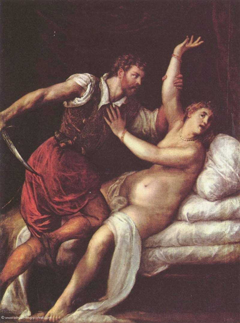 Tarquinius Sextus und Lucretia