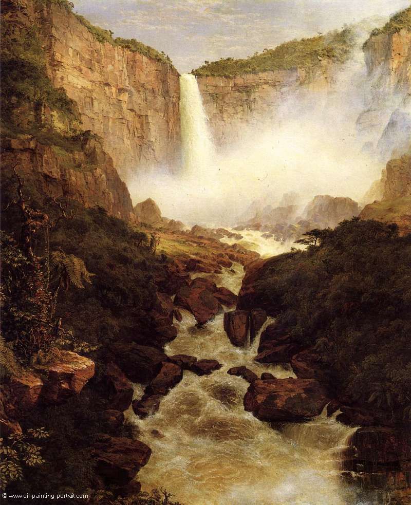 Tenquendama Falls near Bogota New Granada