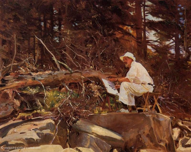 The Artist Sketching