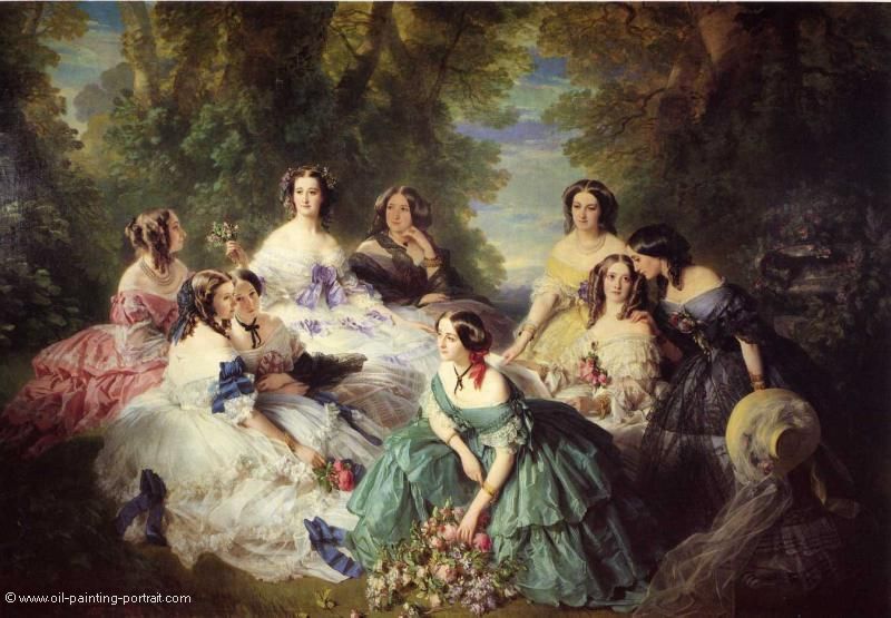 The Empress Eugenie Surrounded by her Ladies