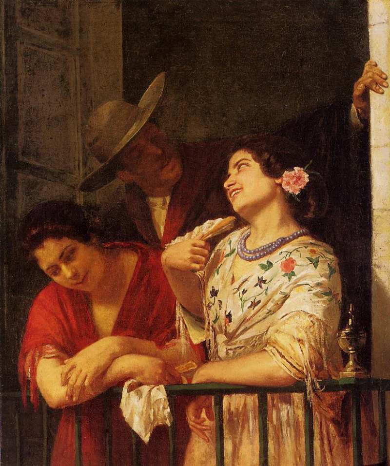 The Flirtation (A Balcony in Seville)
