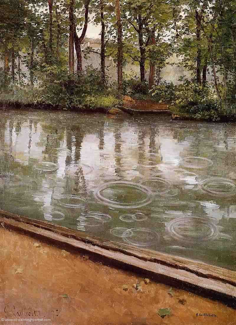 The Yerres Rain (Riverbank in the Rain)