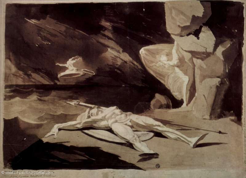 Thetis beweint den toten Achilleus