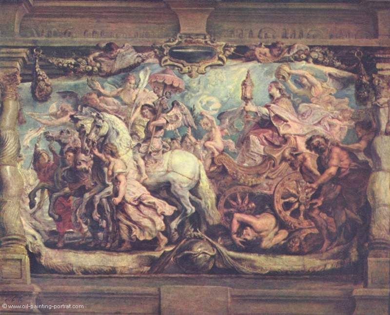 Triumpf der Kirche ueber den Goetzendienst