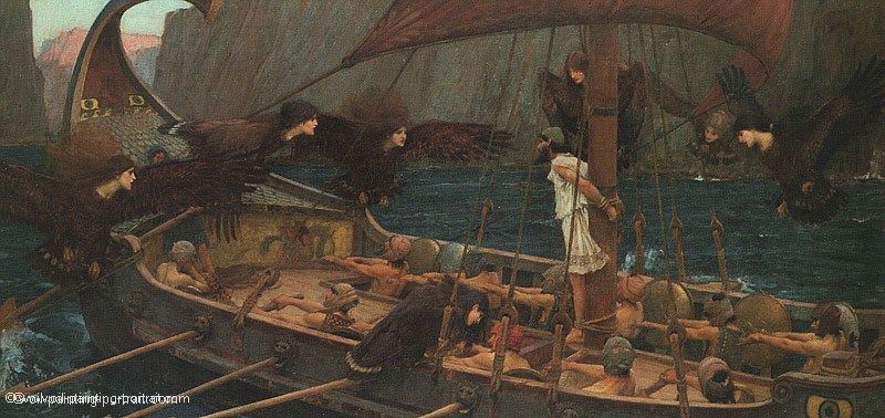 Ulysses und die Sirenen