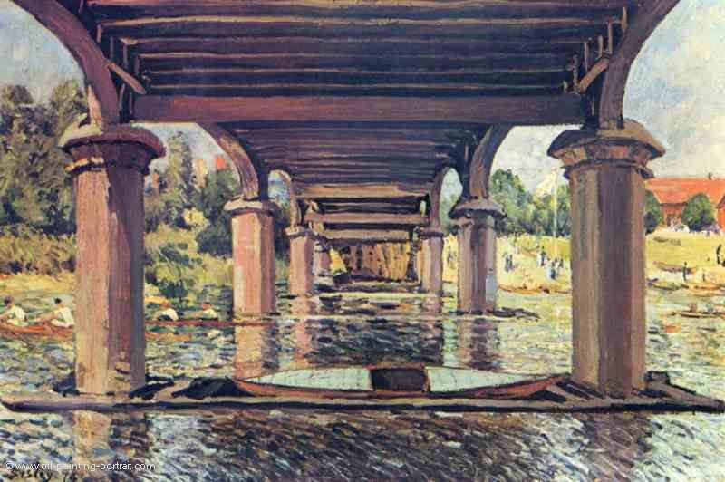 Unter der Bruecke von Hampton Court
