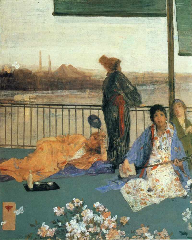 Variations in Flesh Colour and Green (The Balcony)
