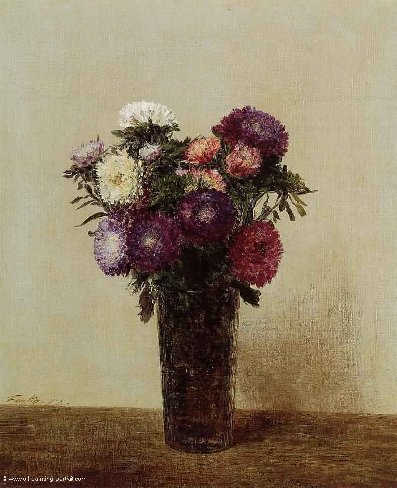 Vase of Flowers Queens Daisies