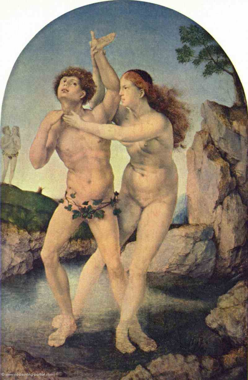 Verwandlung von Hermaphroditos und Salmicis