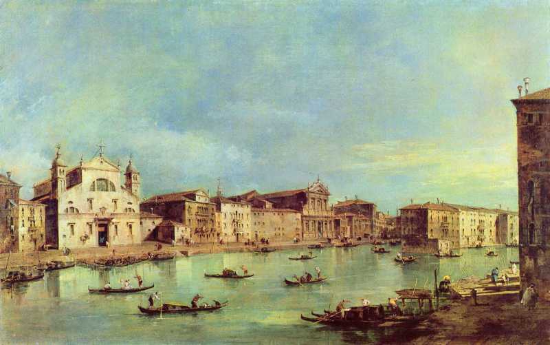 Vestute des Canale Grande zwischen Santa Lucia und der Scalzi