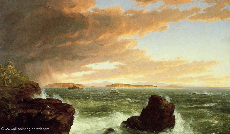 View Across Frenchmans Bay from Mount Desert Island after a Squall