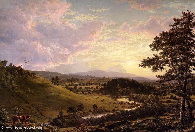 View near Stockbridge Mass