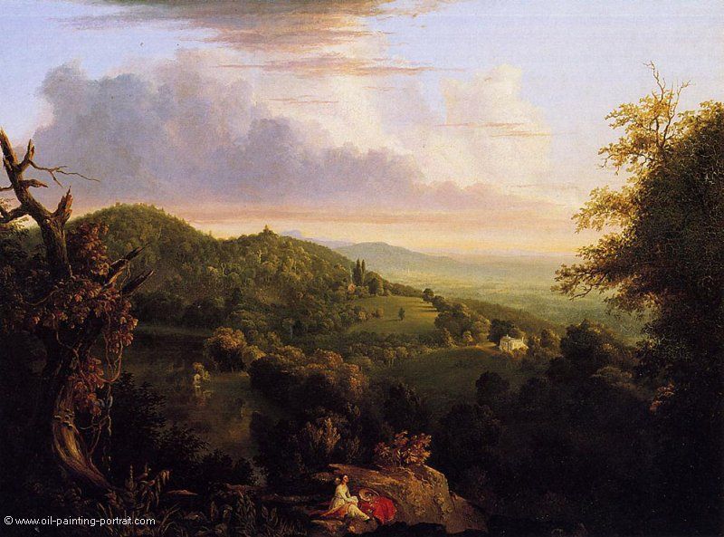 View of Monte Video Seat of Daniel Wadsworth Esq