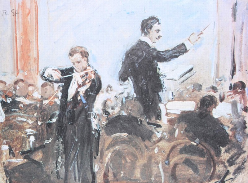 Violinkonzert mit Mogilewski unter der Leitung von Sergei Kussewitzky