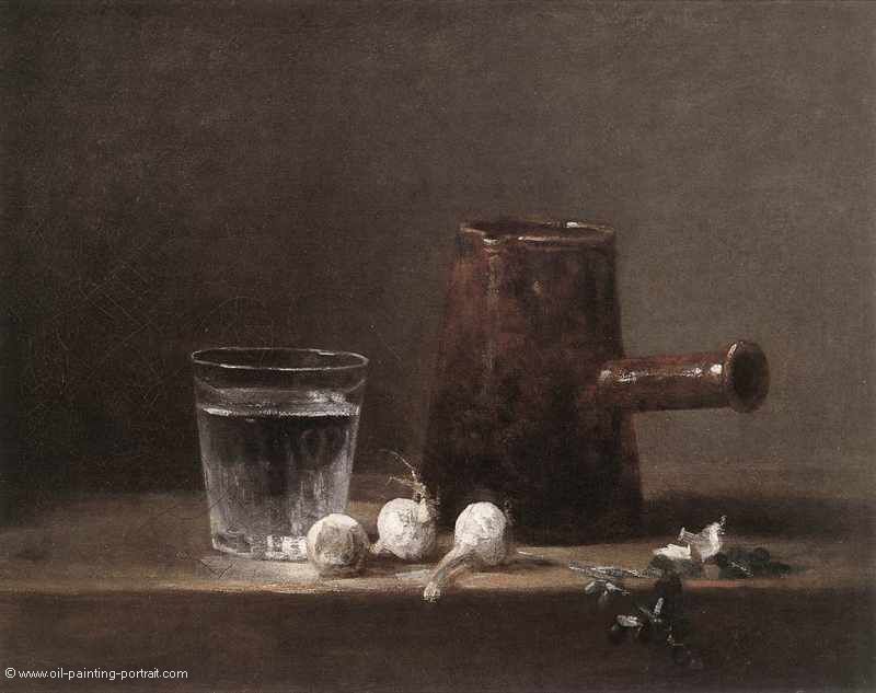 Water Glass and Jug