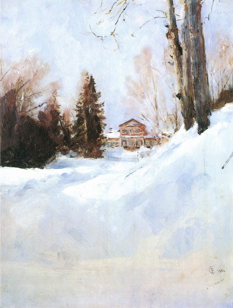 Winter in Abramtsewo (Das Herrenhaus)