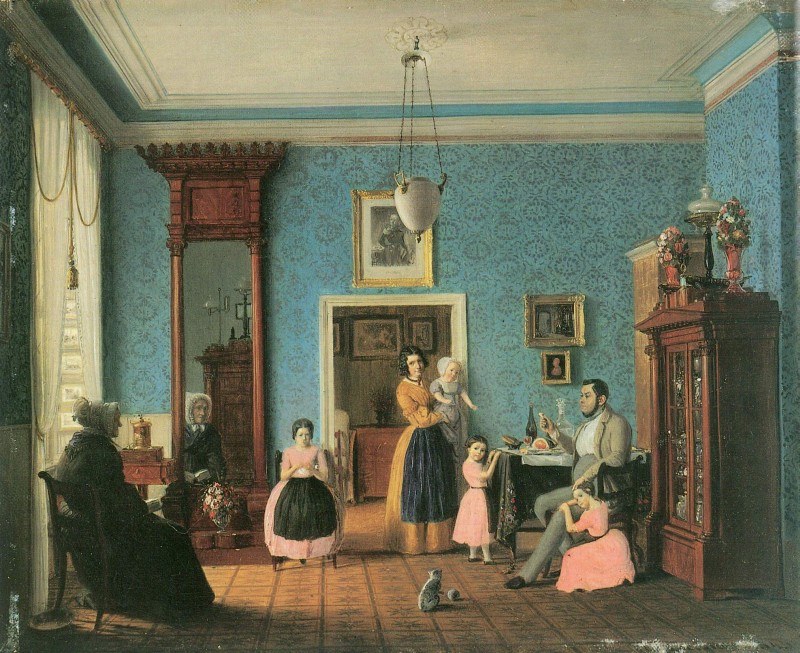 Wohnzimmer des Schlossermeisters