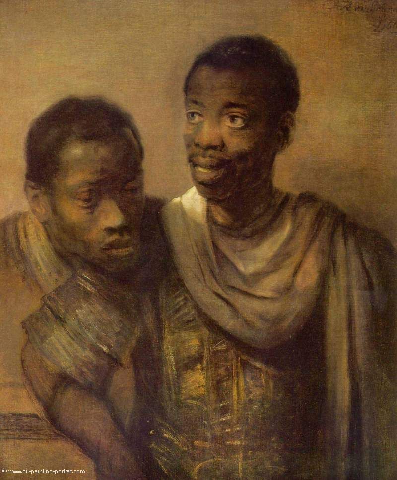 Zwei junge Afrikaner