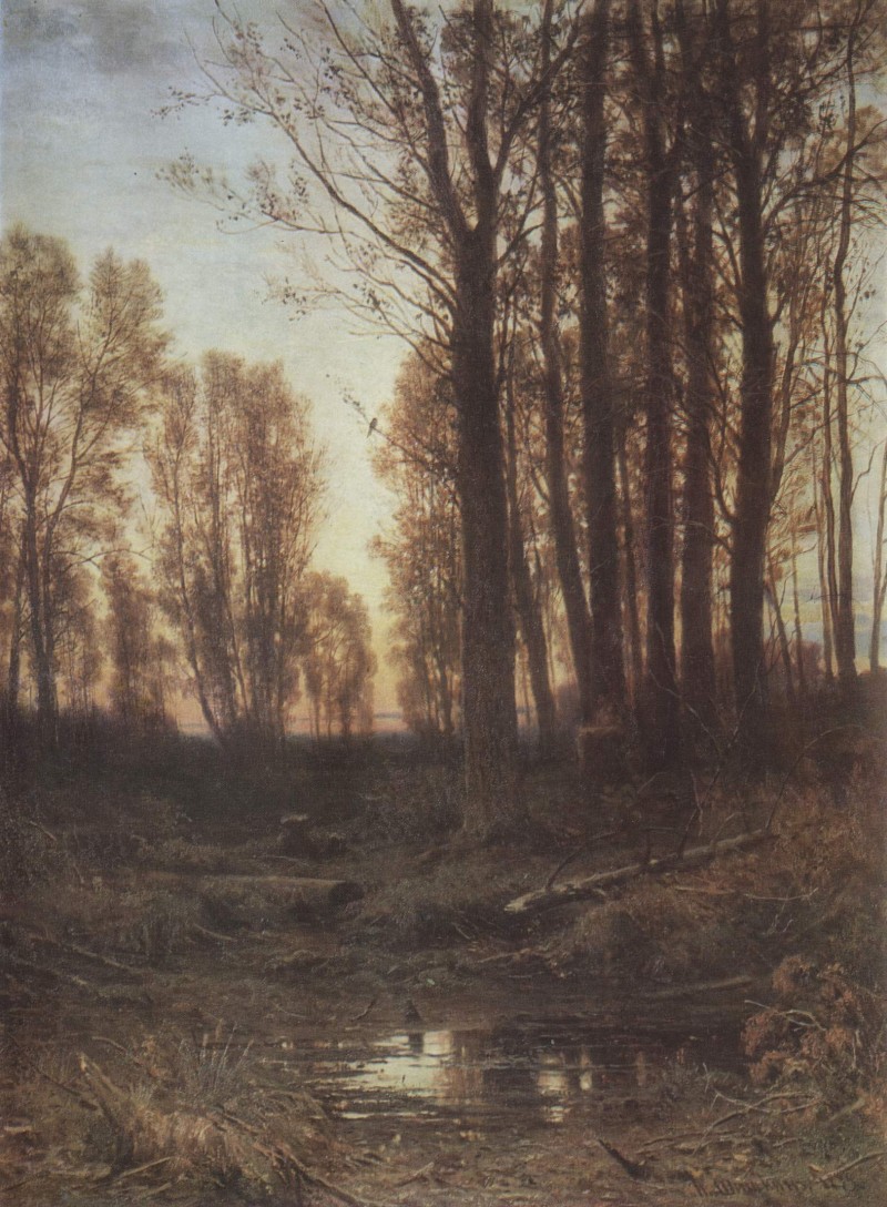 Zwielicht nach dem Sonnenuntergang