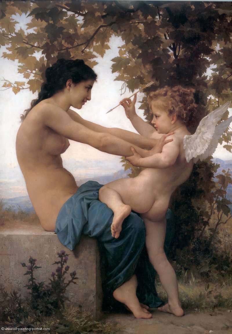 jeune fille se defendant contre lamour