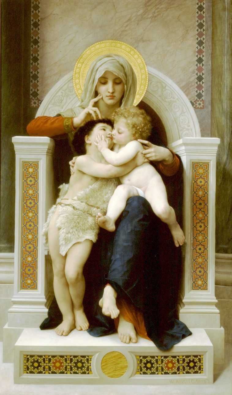 la vierge lenfant jesus et saint jean baptiste