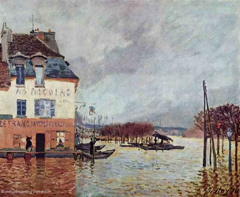 ueberschwemmung in Port Marly