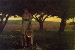 Bild:Girl in the Orchard