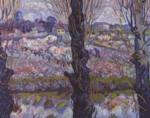 Bild:View of Arles. Orchard in Bloom with Poplars in the Forefront