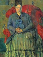 Bild:Portraet der Mme Cezanne in rotem Lehnstuhl