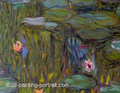 Claude Monet Seerosen Detail