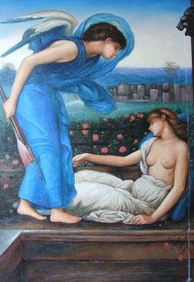 Edward Burne Jones  Cupid finding Psyche