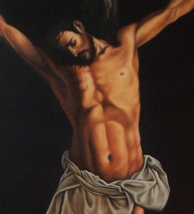 Francisco de Zurbaran  Christus am Kreuz Detail