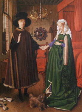 Jan van Eyck Portrait of Giovanni Arnolfini and his Wife