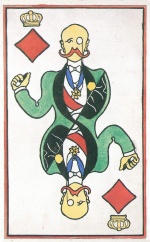 Bild:Ebauches pour un jeu de cartes en douze parties X
