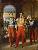 Bild:Louis Philippe and His Sons, the Dukes of Chartres and of Némours
