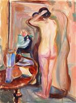 Bild:Nude in front of the Mirror