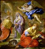 Bild:Die Verheißung an Joachim und die Begegnung von Joachim und Anna an der Goldenen Pforte